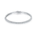 wholesale Metal material, cross-border Europe and America best-selling 35mm 45mm 55mm moissanite four-prong tennis bracelet source factory supply-0-11