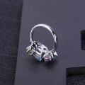 wholesale S925 Silver Direct Supply Colored Gemstone Ring for Women,-0-3