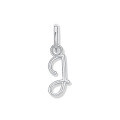 wholesale 925 Sterling Silver Irregular English Letter Pendant Ins Necklace For Women-0-24