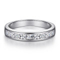wholesale 925 Sterling Silver Cross-border E-commerce Zirconia Simulated Diamond Ring Women's Fashion Proposal Set Wholesale-0-2