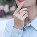925 Sterling Silver Moissanite Heart Ring, Cross-Border Hot-Sell-0-1