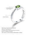 wholesale 925 Silver Luxury Designer High-End Natural Diopside Ring, Prosperity Collection with Natural Gemstone Inlay-0-4