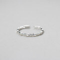 wholesale S925 Sterling Silver Fresh and Sweet Ins Style Niche Design Lace Cross Ring R02254-0-4