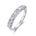 wholesale PT950 Cross-Border Supply Fashion Minimalist Lab-Grown Diamond Ring Closed Band Ready-to-Ship Wholesale-0-4