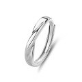 wholesale S925 Sterling Silver Original Design High-end Couple Rings Adjustable Plain Band Rings Valentine's Day Gift-0-95