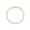 wholesale Metal brass round super flash diamond inlaid temperament braceletINS-0-5