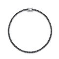 wholesale S925 Sterling Silver Women's European and American Hit Single Row Tennis Chain Bracelet with Full Pavé Zirconia-0-8