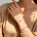 925 Sterling Silver Gourd Braided Bracelet, Ins Light Luxury Design-0-0
