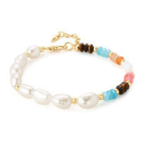 S925 Sterling Silver Simple Natural Freshwater Pearl Bracelet for Women-Style R bracelet [8mm natural freshwater pearl] 17cm  925 silver