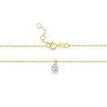 wholesale 18k gold petite luxury bracelet with 03 carat lab-grown pear-shaped diamond drop, available in stock-0-4