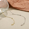 wholesale S925 Sterling Silver Beaded Snake Bone Chain Women's Simple-0-3