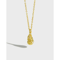 wholesale S925 Sterling Silver 372 Korean Style Elegant Collarbone Necklace Ins Niche Minimalist Thread Drop Pendant Necklace for Women-Silver 925 silver