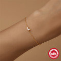 wholesale S925 Sterling Silver Irregular Opal Marquise Diamond Bracelet with Korean Minimalist Design-0-1