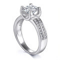 wholesale S925 Sterling Silver Cross-Border Bestseller Women's Bull Head Ring with Zircon Mix Wholesale Rings-0-4