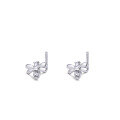 wholesale 925 Sterling Silver Zirconia Bee L-shaped Nose Stud Piercing Jewelry Qingdao Wholesale-0-2