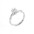 wholesale S925 Sterling Silver Moissanite Crown Six-Prong High-End Ring for Women, TikTok Live Cross-Border Exclusive Wholesale-0-4