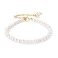 S925 Sterling Silver Simple Natural Freshwater Pearl Bracelet for Women-0-37