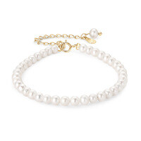 S925 Sterling Silver Simple Natural Freshwater Pearl Bracelet for Women-Style O bracelet [4mm natural freshwater pearl] 6.3ln (16cm)  925 silver