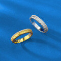 wholesale S925 Silver Vintage Brushed Woven Band Ring for Women, Same as Xiaohongshu Style, Minimalist and Everyday-0-2
