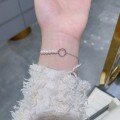 wholesale S925 Sterling Silver Korean Style Stacked Pearl Ins Trend Hoop Bracelet for Women, Small Batch Design, Versatile Accessory-0-3