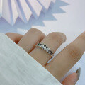 wholesale S925 Sterling Silver Cartoon Animal World Ring for Women, Small Batch Design, New Fashionable and Unique Open Adjustable Index Finger Ring-0-2