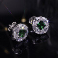 wholesale 925 Sterling Silver Simple Diamond Stud Earrings for Women, Wholesale 925 Sterling Silver Jewelry-0-1