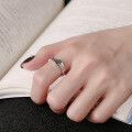 wholesale Sterling Silver Retro Minimalist English Letter Ring Ins Style Fashion Trendy Index Finger Ring for Women-0-3