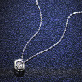 S925 Sterling Silver Moissanite Demon Eye Pendant Necklace-0-0
