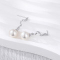 wholesale S925 Sterling Silver Small and Unique Design Summer Freshwater Pearl Earrings Long Tassel Drop Earrings Cross-border New Accessories-0-1
