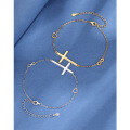 wholesale 925 Sterling Silver Cross Pendant Bracelet for Women,-0-2