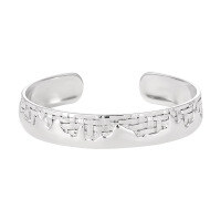 wholesale S925 Sterling Silver Liquid Metal Textured Woven Band Design Asymmetrical Niche European Style Bracelet for Women-Platinum 925 silver