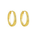 wholesale S925 Sterling Silver Minimalist Geometric Ellipse Smooth Design Versatile Women's Ear Clips-0-6