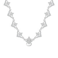 wholesale S925 Sterling Silver Full Diamond Universal Chain Versatile High-end Design Butterfly Collarbone Necklace-New version butterfly universal necklace (without pendant)