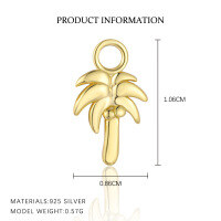 wholesale S925 Sterling Silver European And American Cross-border Butterfly Earrings For Women, Creative And Unique Pendant Light Luxury Versatile Exquisite Design Earrings-A4108-Gold/Single Pendant 925 Silver