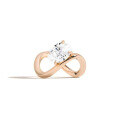 wholesale S925 Sterling Silver, High-Design Custom 2-Carat Emerald-Cut Moissanite Ring with Certificate-0-2