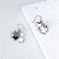wholesale S925 Sterling Silver Tassel Star Earrings for Women, Luxurious and Elegant, Versatile and Slimming-0-0