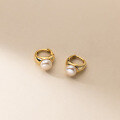 wholesale S925 Silver Pearl Ear Clasp, Simple and Elegant, Summer Petite Sweet Fashion Ear Accessories for Women M00979-0-2
