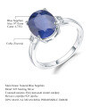 wholesale S925 Silver Manufacturer Direct Supply In-Stock Sapphire Ring for Women,。-0-0