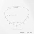 wholesale S925 Sterling Silver Cross Pendant Necklace for Women, Minimalist and Versatile Choker, Light Luxury and Unique High-End Feel-0-9