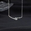 wholesale S925 Sterling Silver Maker Snake Pendant Diamond Inlaid Necklace for Women, Fashionable Ins Style, Niche Design, Luxurious High-End Feeling Collarbone Chain-0-0