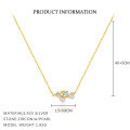 wholesale S925 Sterling Silver Star Zircon Necklace For Women, Fashionable, Light Luxury, Square Necklace, Versatile, Exquisite, Trendy, Collarbone Chain, European And American Style-0-3