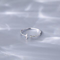 wholesale 925 Sterling Silver Mermaid Tail Ring For Women-0-4