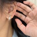 wholesale S925 Sterling Silver Exquisite Water Drop Tassel Earrings, Niche Design, High-End Feel, Screw Fastening Ear Stud, Sweet and Edgy Ear Accessories-0-1