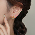 wholesale S925 Sterling Silver Minimalist Multi-layer Ear Cuffs For Women, Fashionable And Versatile In A Cool。-0-3