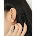 wholesale S925 Sterling Silver 818 Korean Version Ins New Retro Ear Clips for Non-Pierced Ears Convertible Ear Cuffs-0-1