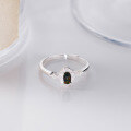 wholesale S925 Sterling Silver Fresh and Sweet Ins Style Niche Design Exquisite Opal Inlaid Ring R02465-0-3