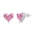wholesale S925 Sterling Silver Cross-Border New Women's Earrings Heart Zircon Design Elegant Gift Valentine's Day Ready-to-Ship Wholesale Women's Jewelry-0-5