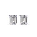 wholesale S925 silver jewelry simulated emerald cut 7*9mm rectangular pagoda earrings for-0-4