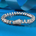 wholesale S925 Sterling Silver Full Diamond Luxury Telephone Coil Bracelet, New Design by Zhuozhifan Jewelry, Fashionable and Sophisticated-0-5
