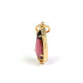 wholesale S925 Gold-Plated Silver Japanese Light Jewelry, Natural Teardrop Garnet, January Birthstone, Energy Stone Pendant-0-2